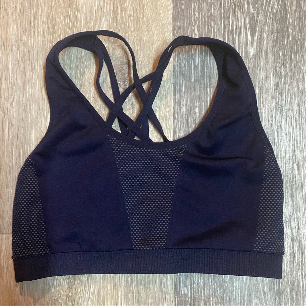 Fabletics Dark Blue Athletic Bra